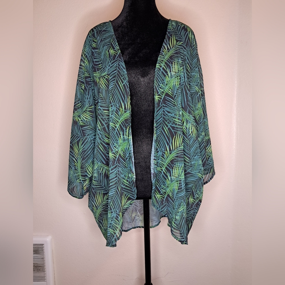 Tropical Green Kimono